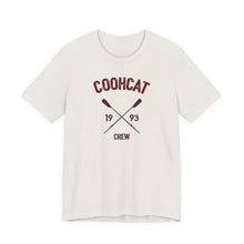 Load image into Gallery viewer, Unisex Crew Vintage Tee, Coohcat Crew T-Shirt, Casual Everyday Wear, Gift for Friends, Relaxed Fit Shirt