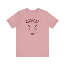Load image into Gallery viewer, Unisex Crew Vintage Tee, Coohcat Crew T-Shirt, Casual Everyday Wear, Gift for Friends, Relaxed Fit Shirt