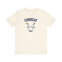 Load image into Gallery viewer, Coohcat Crew Tee, Unisex Graphic T-Shirt, Casual Everyday Wear, Perfect Gift for Friends, Vintage Style Tee, Summer Wardrobe Essential
