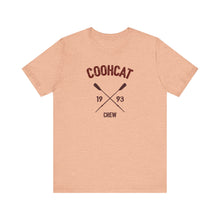 Load image into Gallery viewer, Unisex Crew Vintage Tee, Coohcat Crew T-Shirt, Casual Everyday Wear, Gift for Friends, Relaxed Fit Shirt