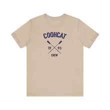 Load image into Gallery viewer, Coohcat Crew Tee, Unisex Graphic T-Shirt, Casual Everyday Wear, Perfect Gift for Friends, Vintage Style Tee, Summer Wardrobe Essential