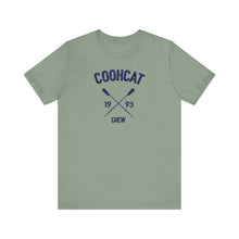 Load image into Gallery viewer, Coohcat Crew Tee, Unisex Graphic T-Shirt, Casual Everyday Wear, Perfect Gift for Friends, Vintage Style Tee, Summer Wardrobe Essential