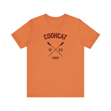 Load image into Gallery viewer, Unisex Crew Vintage Tee, Coohcat Crew T-Shirt, Casual Everyday Wear, Gift for Friends, Relaxed Fit Shirt
