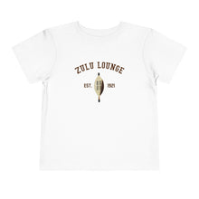 Load image into Gallery viewer, ZULU LOUNGE EST. 1921/Toddler Short Sleeve Tee
