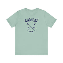 Load image into Gallery viewer, Coohcat Crew Tee, Unisex Graphic T-Shirt, Casual Everyday Wear, Perfect Gift for Friends, Vintage Style Tee, Summer Wardrobe Essential