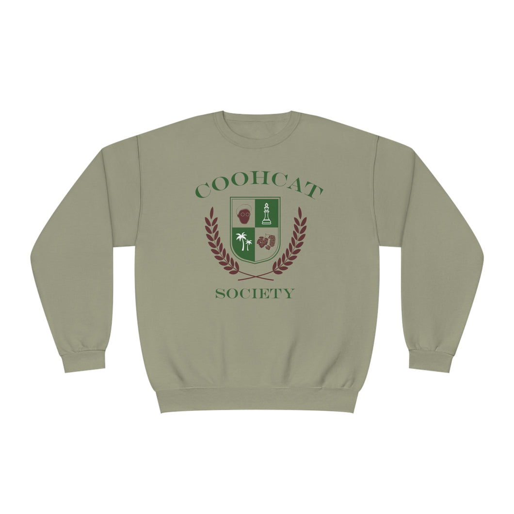 COOHCAT SOCIETY/COAT OF ARMS Crewneck Sweatshirt