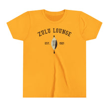 Load image into Gallery viewer, ZULU LOUNGE EST. 1921/Youth Short Sleeve Tee

