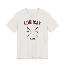 Load image into Gallery viewer, Unisex Crew Vintage Tee, Coohcat Crew T-Shirt, Casual Everyday Wear, Gift for Friends, Relaxed Fit Shirt
