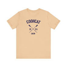 Load image into Gallery viewer, Coohcat Crew Tee, Unisex Graphic T-Shirt, Casual Everyday Wear, Perfect Gift for Friends, Vintage Style Tee, Summer Wardrobe Essential
