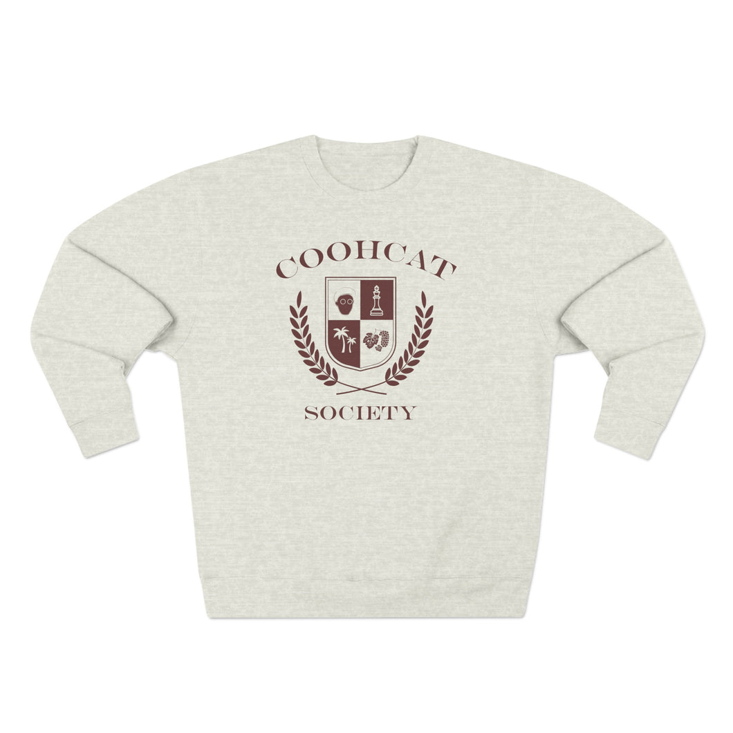 COOHCAT SOCIETY Unisex Crewneck Sweatshirt