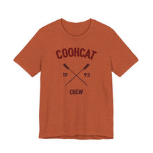 Load image into Gallery viewer, Unisex Crew Vintage Tee, Coohcat Crew T-Shirt, Casual Everyday Wear, Gift for Friends, Relaxed Fit Shirt
