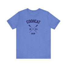 Load image into Gallery viewer, Coohcat Crew Tee, Unisex Graphic T-Shirt, Casual Everyday Wear, Perfect Gift for Friends, Vintage Style Tee, Summer Wardrobe Essential
