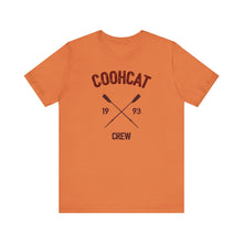 Load image into Gallery viewer, Unisex Crew Vintage Tee, Coohcat Crew T-Shirt, Casual Everyday Wear, Gift for Friends, Relaxed Fit Shirt
