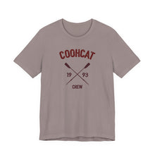 Load image into Gallery viewer, Unisex Crew Vintage Tee, Coohcat Crew T-Shirt, Casual Everyday Wear, Gift for Friends, Relaxed Fit Shirt
