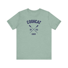 Load image into Gallery viewer, Coohcat Crew Tee, Unisex Graphic T-Shirt, Casual Everyday Wear, Perfect Gift for Friends, Vintage Style Tee, Summer Wardrobe Essential
