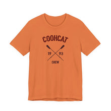 Load image into Gallery viewer, Unisex Crew Vintage Tee, Coohcat Crew T-Shirt, Casual Everyday Wear, Gift for Friends, Relaxed Fit Shirt
