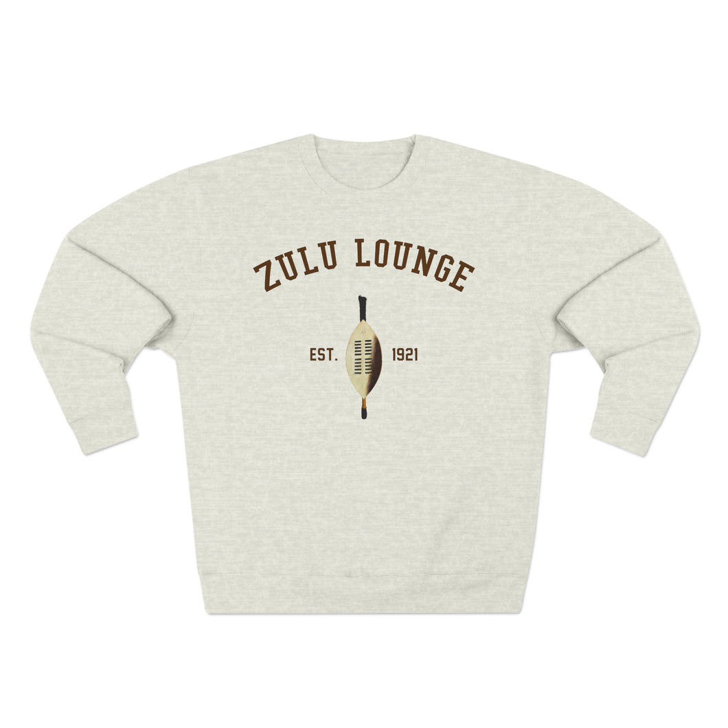 ZULU LOUNGE EST. 1921/CREWNECK SWEATSHIRT